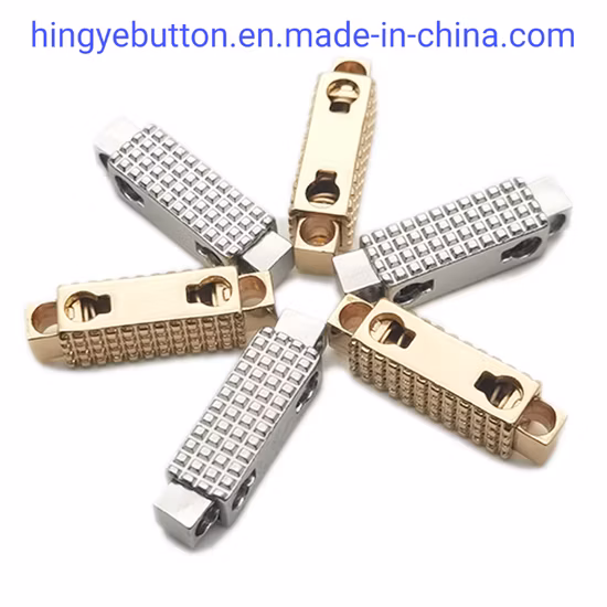금속 코드 스토퍼 아연 합금 토글 드로스트링 코드 잠금 엔드 걸쇠 의류 액세서리용